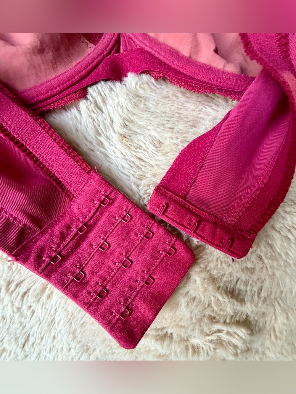 Playtex Lace Underwire Bra in Raspberry - Picture 14 of 16